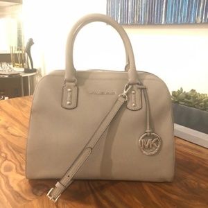 Michael Kors Gray Satchel